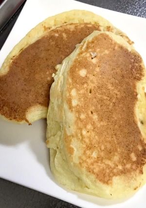 バナナ豆腐ホットケーキ◆離乳食後期〜-レシピのメイン写真