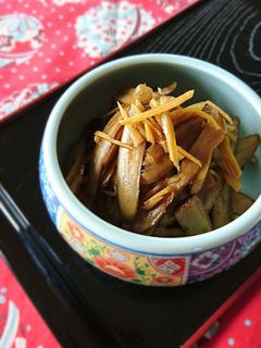 レンジで簡単☆牛蒡と新生姜の佃煮。-レシピのメイン写真