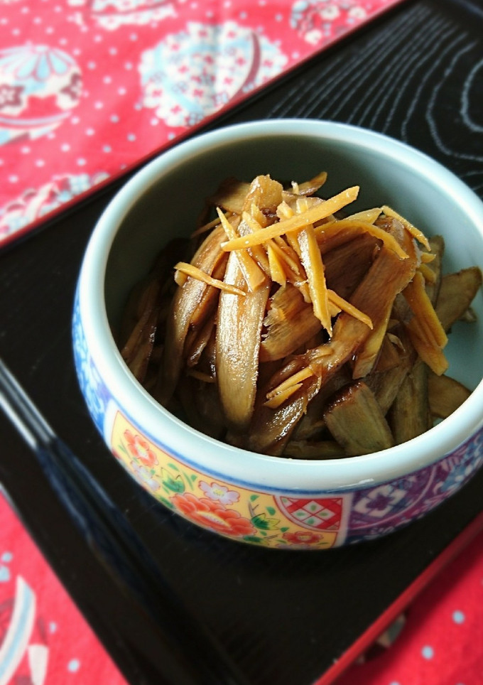 レンジで簡単☆牛蒡と新生姜の佃煮。-レシピのメイン写真