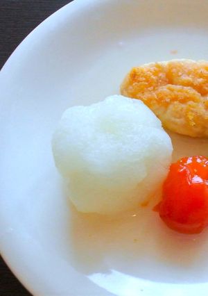 和風わんバーグドライきのこスープがけ-レシピのメイン写真