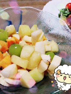 マクロビ☆簡単フルーツカクテル-レシピのメイン写真