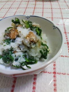 赤貝缶と春菊のおろしあえ-レシピのメイン写真