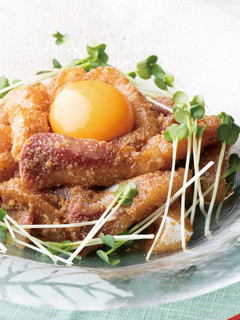 ゴマたっぷり~オリーブハマチのユッケ風~-レシピのメイン写真
