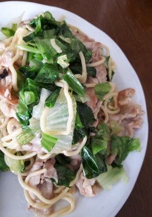豚肉とレタスの創味シャンタン焼きそば-レシピのメイン写真