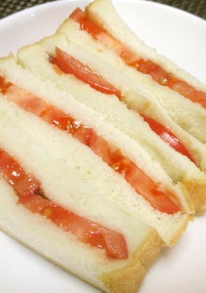 おひとりさまのミドルエイジ向トマトサンド-レシピのメイン写真