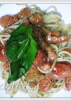 簡単✿バジルとトマトのパスタ♪-レシピのメイン写真