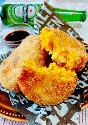 とろとろチーズ入りかぼちゃコロッケ-レシピのメイン写真