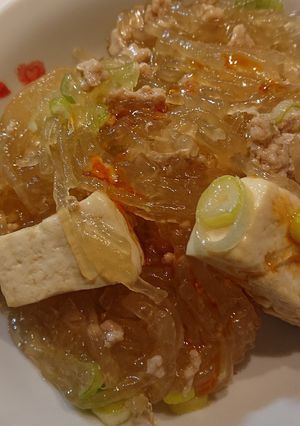 うちの鉄板、春雨たっぷり麻婆豆腐-レシピのメイン写真
