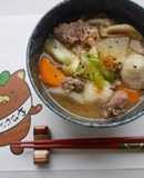 【やまなしの食】やはたいものいも煮汁