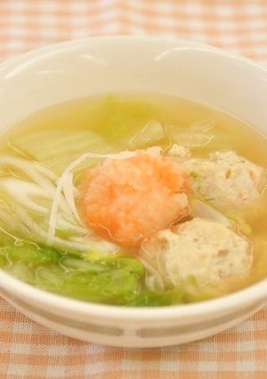 白菜と鶏団子のあったかスープ-レシピのメイン写真
