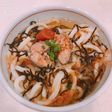 塩こんぶ、おかかに梅干しの、鯖缶うどん!