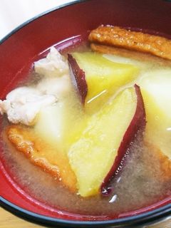 お芋の味噌汁-レシピのメイン写真