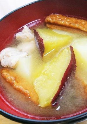 お芋の味噌汁-レシピのメイン写真