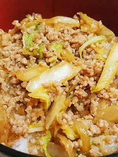 【豚挽き肉】簡単 豚すき丼-レシピのメイン写真