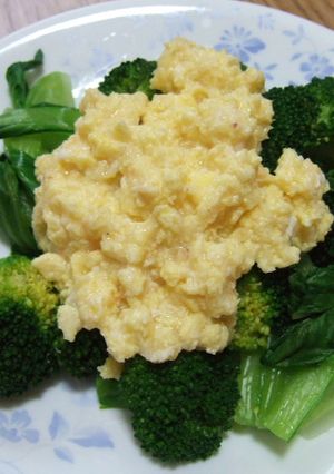 どんな野菜にもOK! かに玉あんかけ-レシピのメイン写真