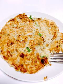 もやしと豆腐と長ネギのお好み焼き-レシピのメイン写真