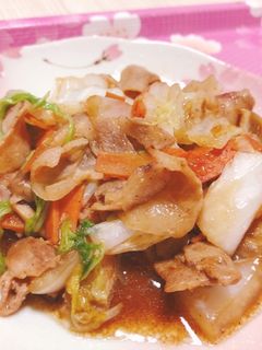 簡単◎豚野菜のオイスター炒め-レシピのメイン写真