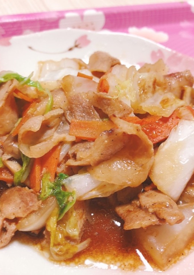 簡単◎豚野菜のオイスター炒め-レシピのメイン写真