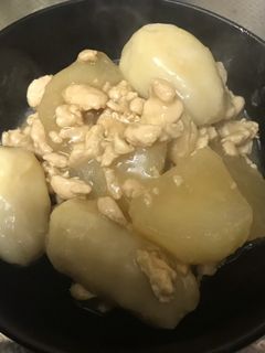 里芋と大根のひき肉あんかけ-レシピのメイン写真
