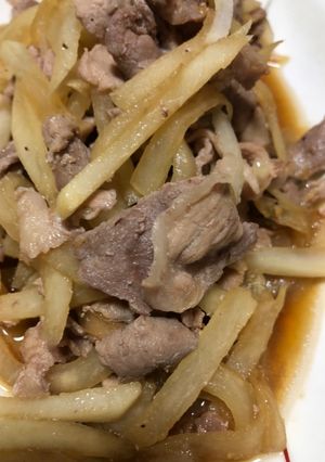 煮ないで出来る大根と豚肉の炒め物-レシピのメイン写真