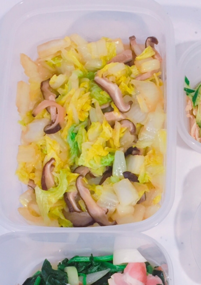 白菜としいたけのバター醤油炒め-レシピのメイン写真