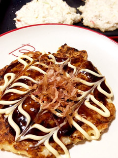 簡単!豆腐でふわふわお好み焼き♡-レシピのメイン写真