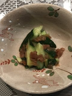 たたき胡瓜梅肉和え-レシピのメイン写真