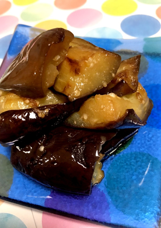 ギーで焼きナス-レシピのメイン写真