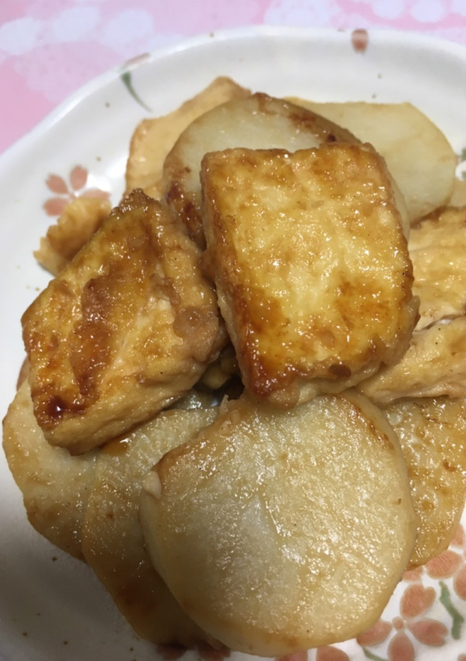里芋と厚揚げの照り焼き-レシピのメイン写真