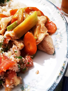 ズッキーニと鳥胸肉の炒め物-レシピのメイン写真