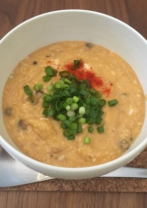 キムチのオートミール粥-レシピのメイン写真