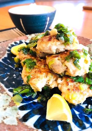 ご飯が進む♪塩ねぎダレの鶏つくね-レシピのメイン写真