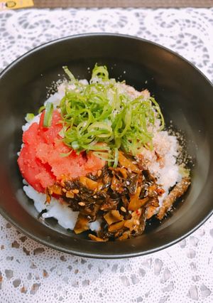 辛辛コンビで☆明太子と高菜納豆-レシピのメイン写真