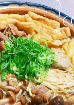 芋煮風？里芋と牛肉の味噌生姜鍋-レシピのメイン写真