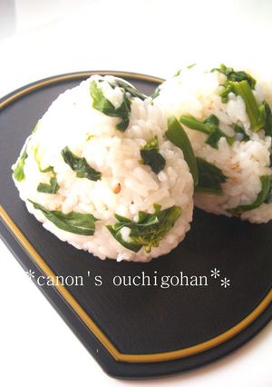 ✿春✿　菜の花のおにぎり-レシピのメイン写真