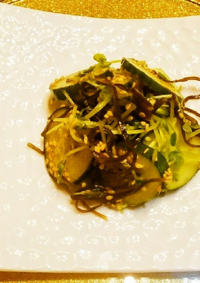 簡単❗胡瓜&豆苗のあえもの-レシピのメイン写真