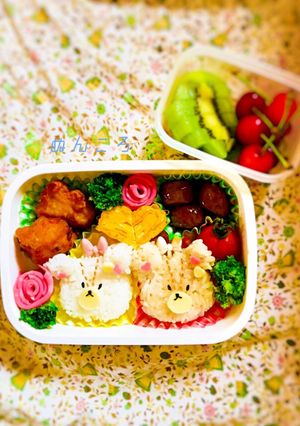 キャラ弁 ルルロロ-レシピのメイン写真