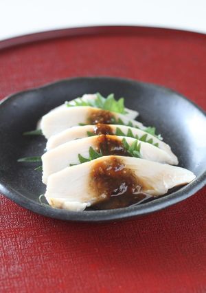 大葉みそわさびソースと鶏ハム-レシピのメイン写真