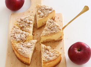 アップルクランブルチーズケーキ-レシピのメイン写真