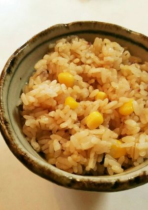 缶詰とうもろこし！の炊き込みごはん-レシピのメイン写真