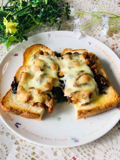 納豆しそ昆布のチーズトースト-レシピのメイン写真