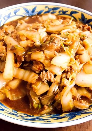 白菜の回鍋肉あんかけ☆-レシピのメイン写真