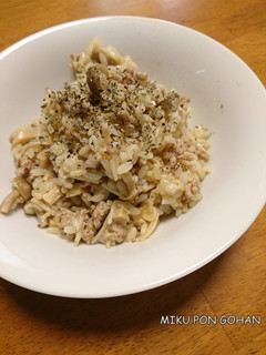 炊飯器より早い!きのことひき肉のピラフ-レシピのメイン写真