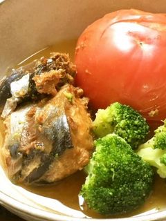 ベジ♪まるごとトマトとさばの味噌スープ煮-レシピのメイン写真