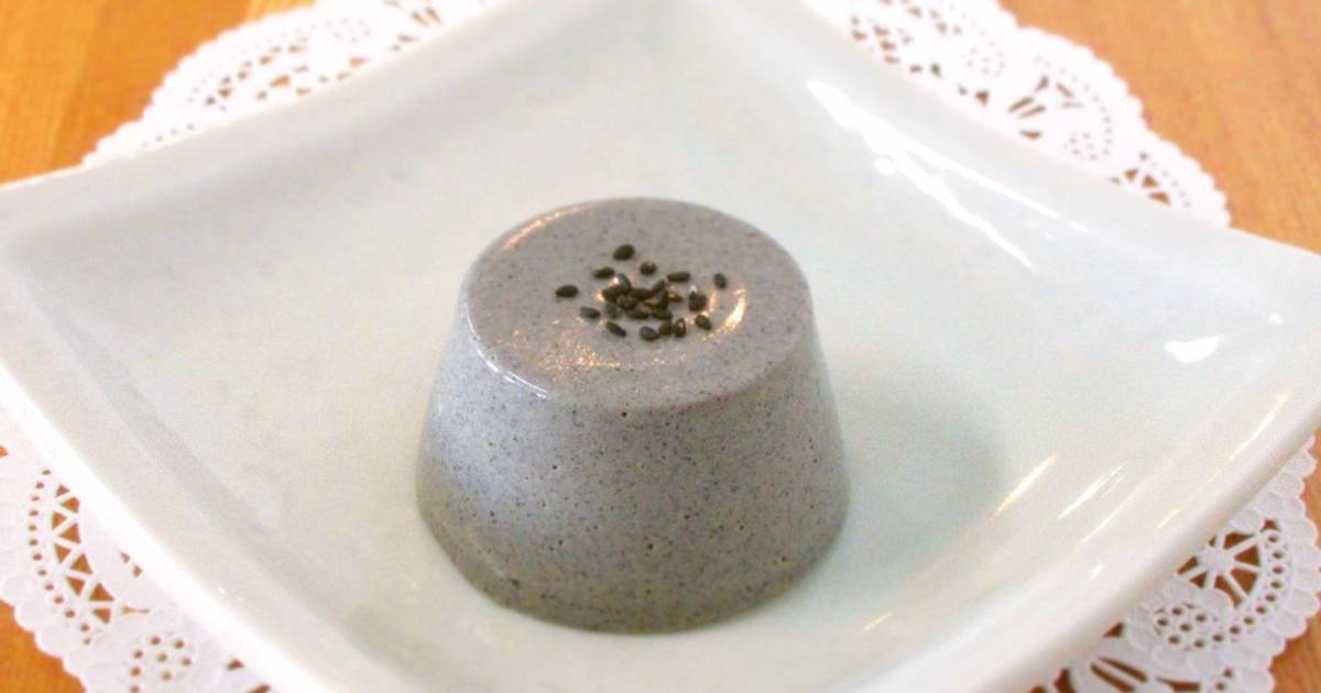 基本からアレンジまで！思わずつくりたくなる「黒ゴマ豆乳プリン かんてん」のレシピ集 クックパッド 