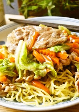 柔らか麺de野菜たっぷりあんかけ焼きそば-レシピのメイン写真