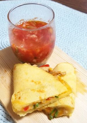 チキンケサディーヤ-レシピのメイン写真