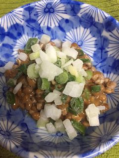 納豆に冷凍玉ねぎ-レシピのメイン写真