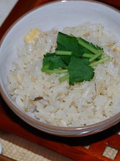 きのこと小えびの炊き込みごはん-レシピのメイン写真