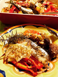 旨旨☆秋刀魚キノコのイタリアンオーブン焼-レシピのメイン写真